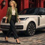 Does walking past a giant white SUV count as a soft-launch for main-character energy?