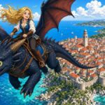 Is riding a dragon over the Adriatic the new way to sightsee?