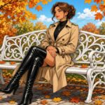 Are thigh-high boots the real reason park benches exist?