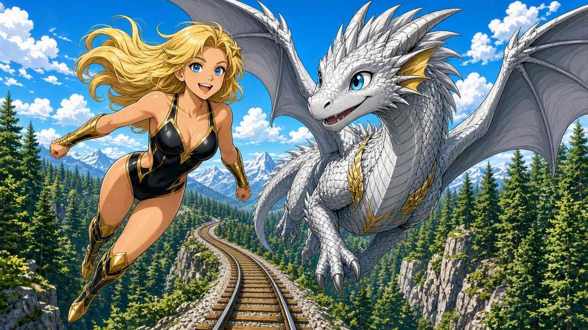 Why take the train when a dragon is waiting at the end of the tracks?